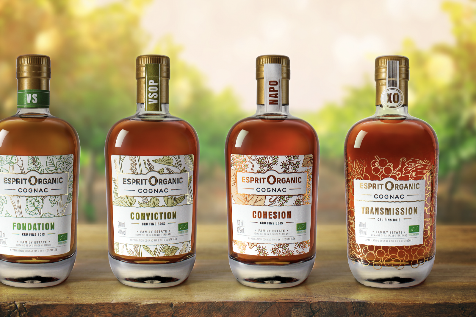 Gamme Cognac Esprit Organic
